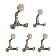 Load image into Gallery viewer, SARIHOSY 3 Hangers Wall Hooks Three Colors Available High Quality Zinc Alloy Coat Hooks for Bathroom Kitchen Bedroom 7752