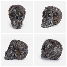 Load image into Gallery viewer, UJOY Resin Screw Skull Human Skull Model for Home Decoration Halloween Skull Statue Human Adult Skull Head Bone Model