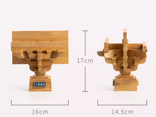 Load image into Gallery viewer, SARIHOSY Natural Wood Shanxi Yingxian Wooden Pagoda Deputy Steps Beware of Tween Bucket Building Blocks for Adults and Teenagers