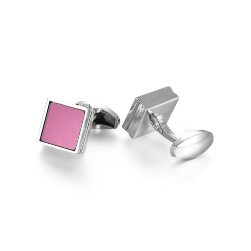 UJOY Cufflinks Fuchsia Elegant Cufflink with Presentation Box for Business Dinner, Wedding Party