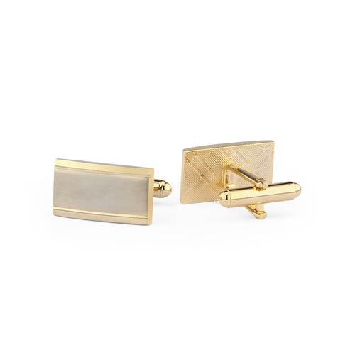 UJOY Gold Color Men's Jewelry Cufflinks for Shirts for Weddings, Business, Dinner