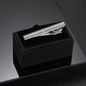 UJOY Tie Clip of Men Tie Bar Clip with Gift Box Silver for Business Silver and Gold