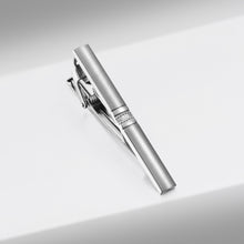 Cargar imagen en el visor de la galería, UJOY Tie Clip of Men Tie Bar Clip with Gift Box Silver for Business Silver and Gold