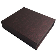Load image into Gallery viewer, UJOY 12 pair Chinese Red Pattern classic cufflinks storage box Paper made Velvet inner gift box CTB201