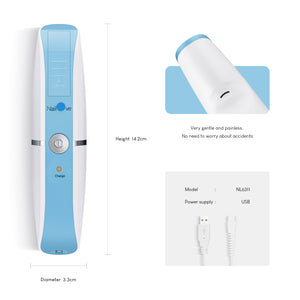 NAILOVE Electric Nail Clippers Fingernails Automatic Manicure Portable Charging Cut Polish Trim Nail Grinder